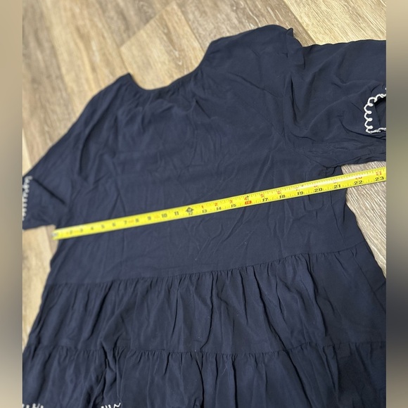 Loft Navy blue top with white trim. new condition. - Picture 3 of 4